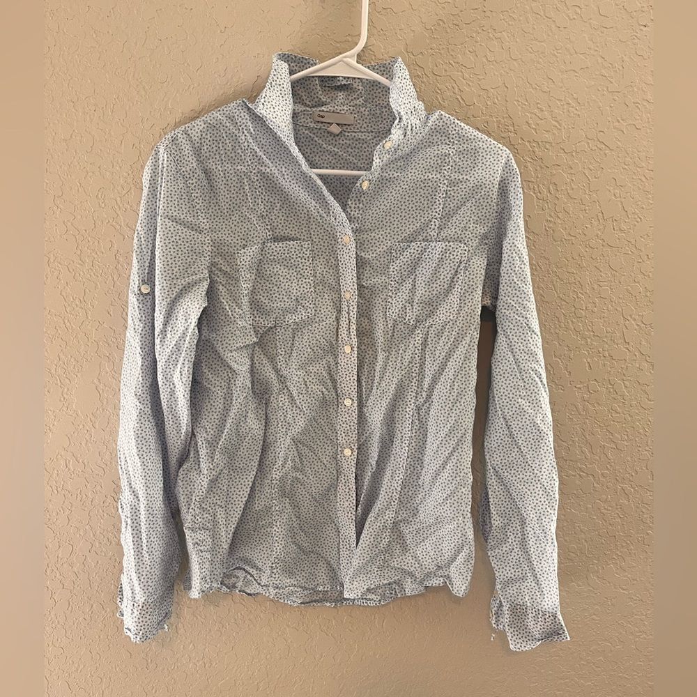 kids gap long sleeve shirt size medium
